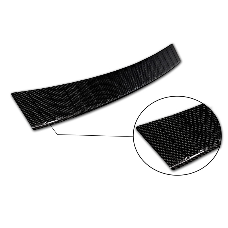 Echt 3D Carbon Achterbumperprotector  Volkswagen Passat 3G Variant 2014-2023 'Ribs'