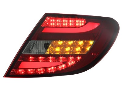 Taillights Mercedes-Benz C-Klasse Typ W204 lim. red/Smoke