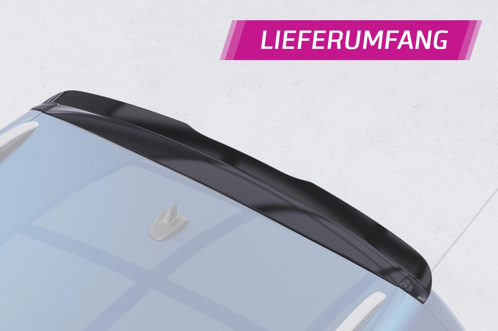 Achterspoiler VW Touran / Touran GP Glans Zwart – CSR Automotive – 2003–2010