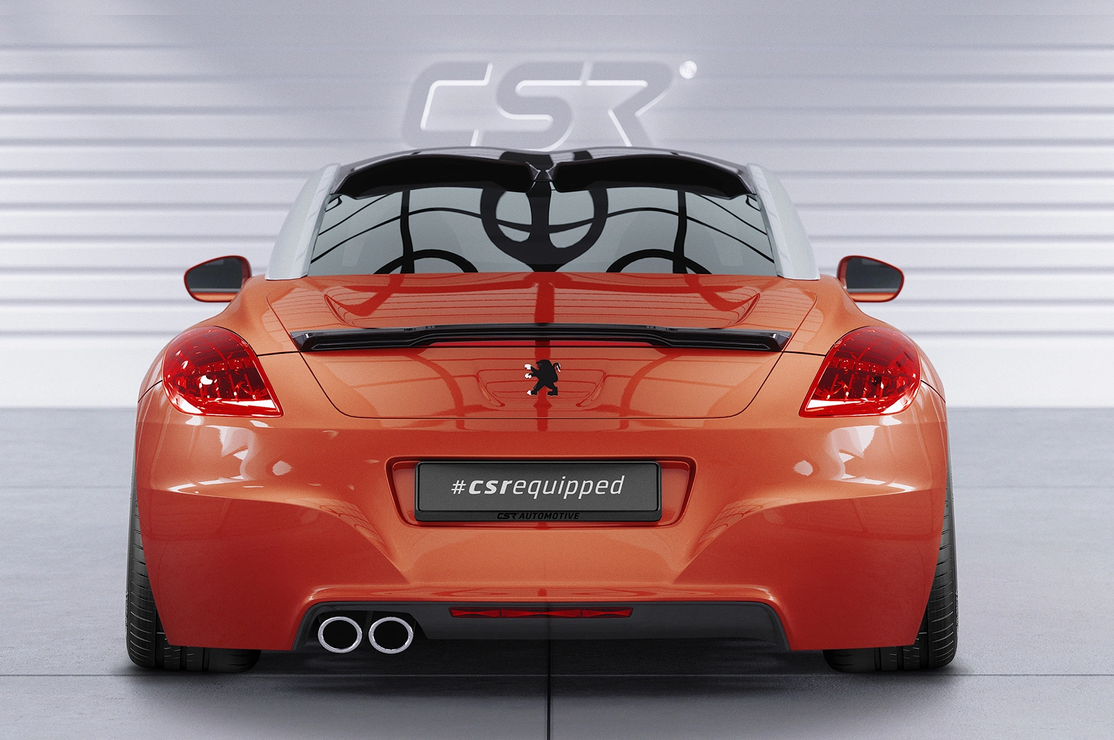 Achterspoiler Peugeot RCZ glans zwart 2012–2015