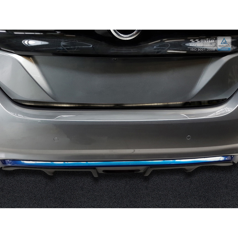Zwart RVS Kofferbaksierlijst  Nissan Leaf II 2017-