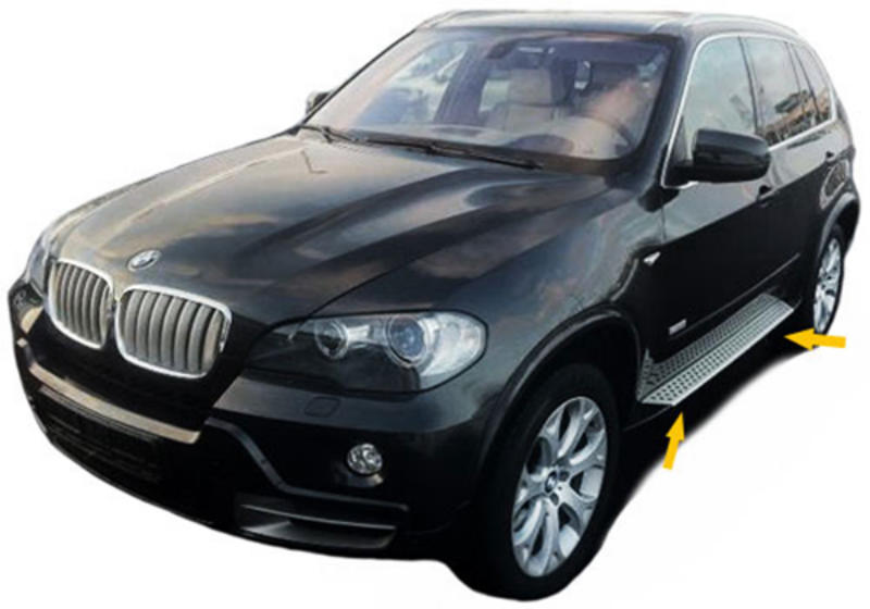 TREEPLAAT set BMW X5(E70) 07->>