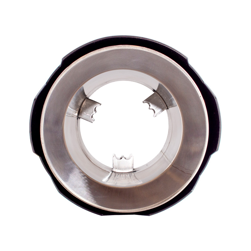 Simoni Racing Uitlaatsierstuk Rond/Schuin Matzwart+RVS - Ø116xL170mm - Montage 42-74mm