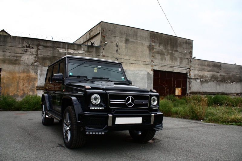 Koplamp kappen Mercedes G-Klasse W463 Wit LED