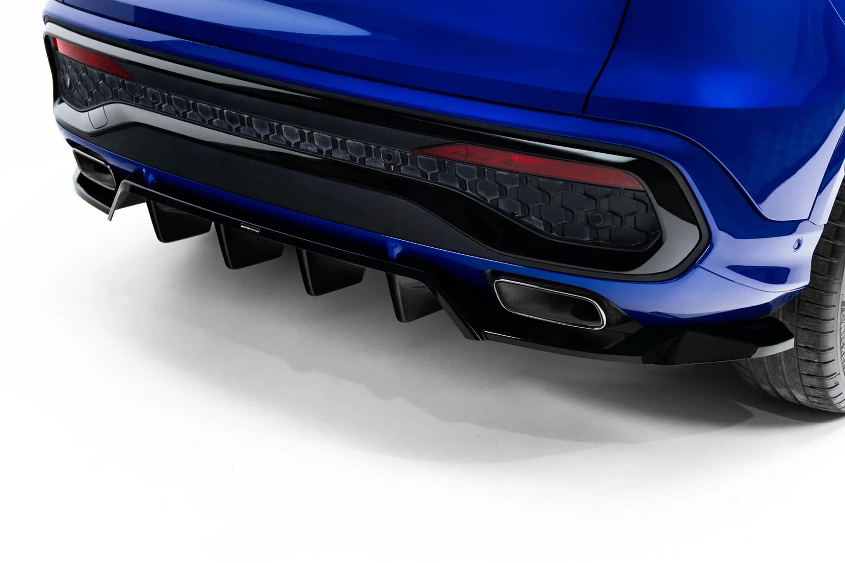 Diffuser Audi Q5 S-Line Sportback / SUV Mk3 2024 - Maxton Glans Zwart