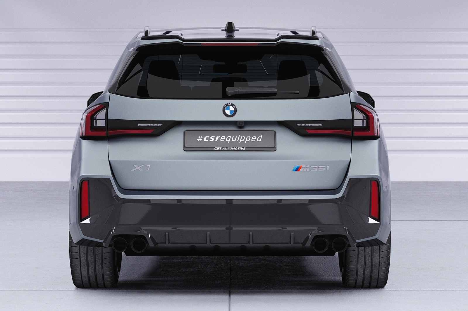 Achterspoiler BMW X1 / iX1 U11 Glans Zwart (2022-)