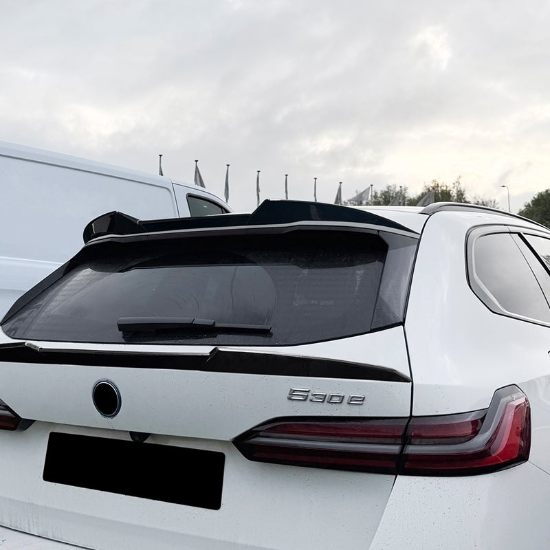Dakspoiler (Spoiler Cap)  BMW 5-Serie G61 Touring 2024- (ABS Glanzend zwart)