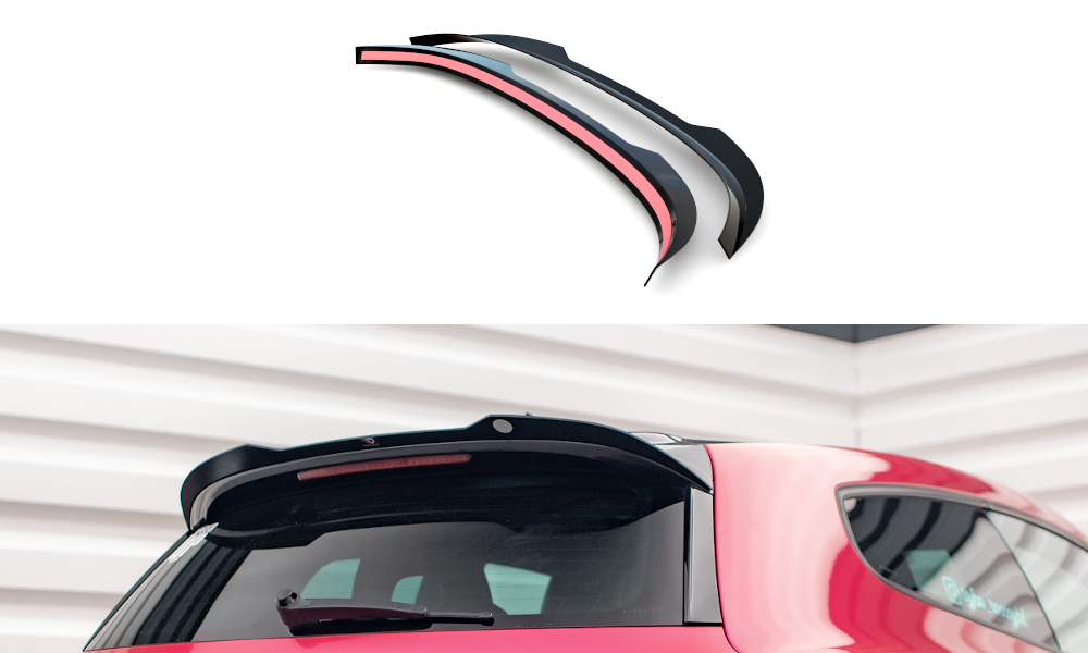 Spoiler Volkswagen Scirocco Maxton Glans Zwart
