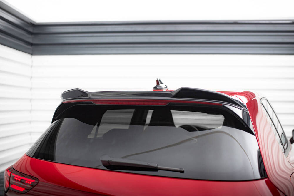 Spoiler Volkswagen Golf 8 GTI / GTD / GTE / R / R-line Maxton Glans Zwart