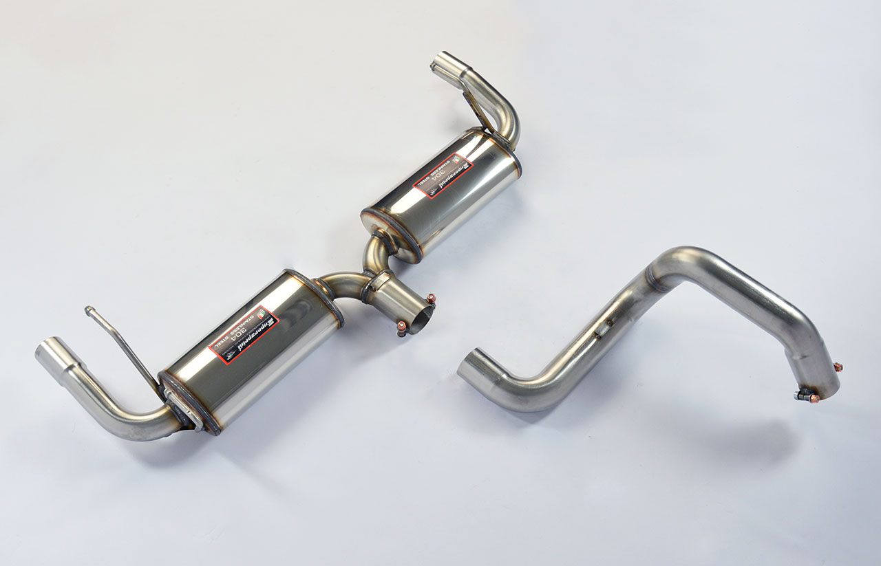 695 ABARTH 1.4T "Biposto Record" (190 Hp) 2015 Rear exhaust Right - Left