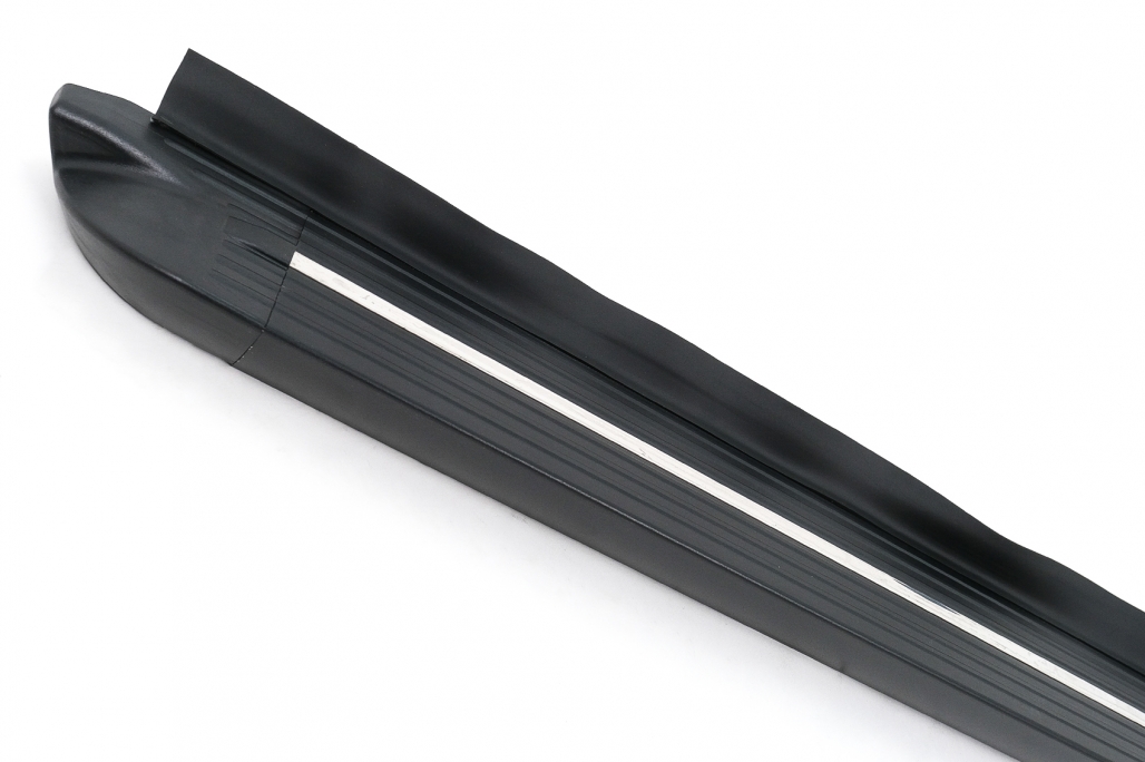 Treeplanken voor Mercedes V-Klasse W447 14-23 kort aluminium zwart