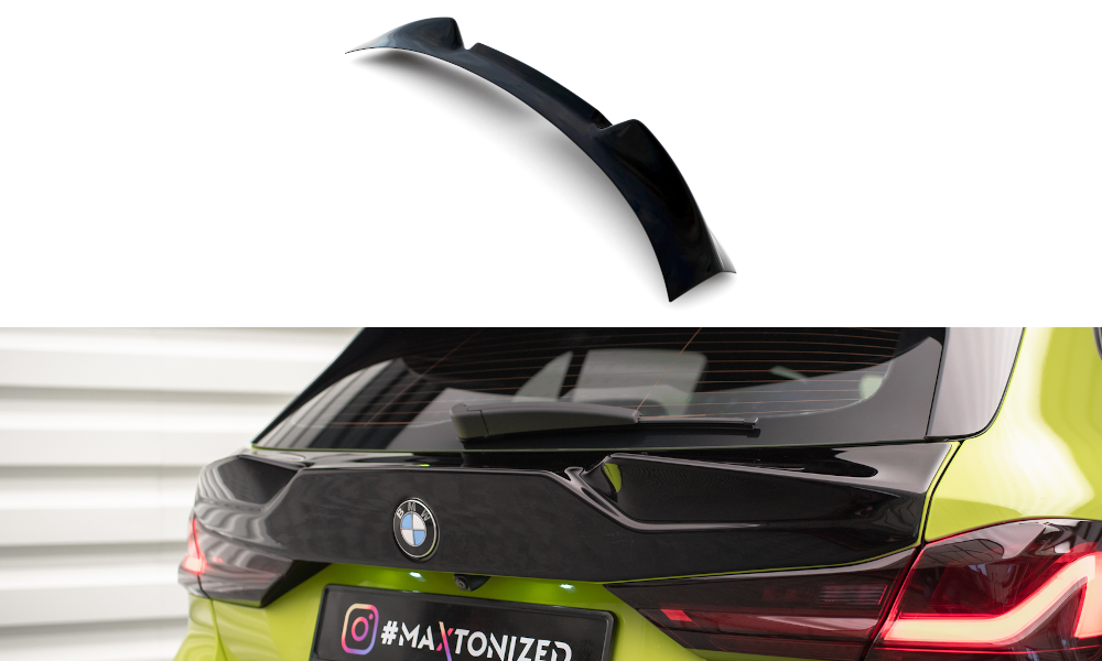 Spoiler BMW 1 F40 M Pakket & M135i Maxton Glans Zwart