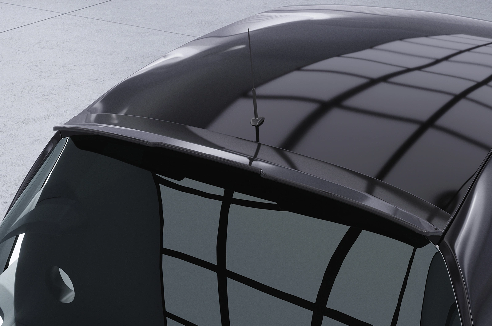 Achterspoiler Opel Adam (2012–05/2019) Glans Zwart – CSR Automotive