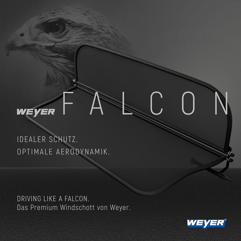 Weyer Falcon Premium Windschot  Ford Mustang V (Facelift) 2009-2014