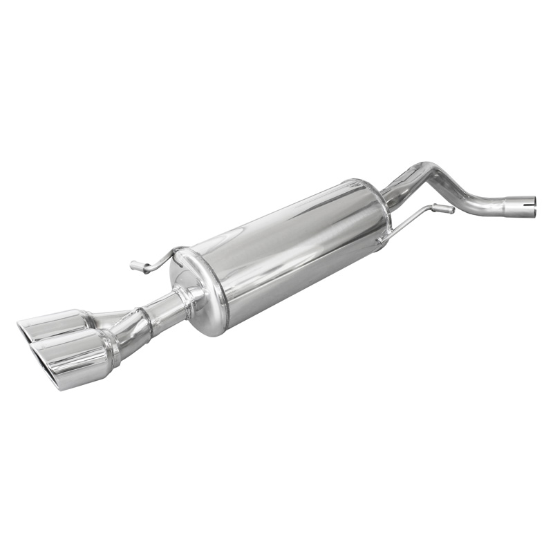 100% RVS Sportuitlaat  Volkswagen Polo (6C) 1.8 GTI 192pk 2015-2018 55mm 2x80mm X-Race