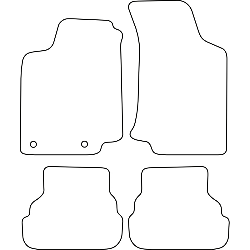 Automatten Velours  Volkswagen Golf III / Vento 1992-1998