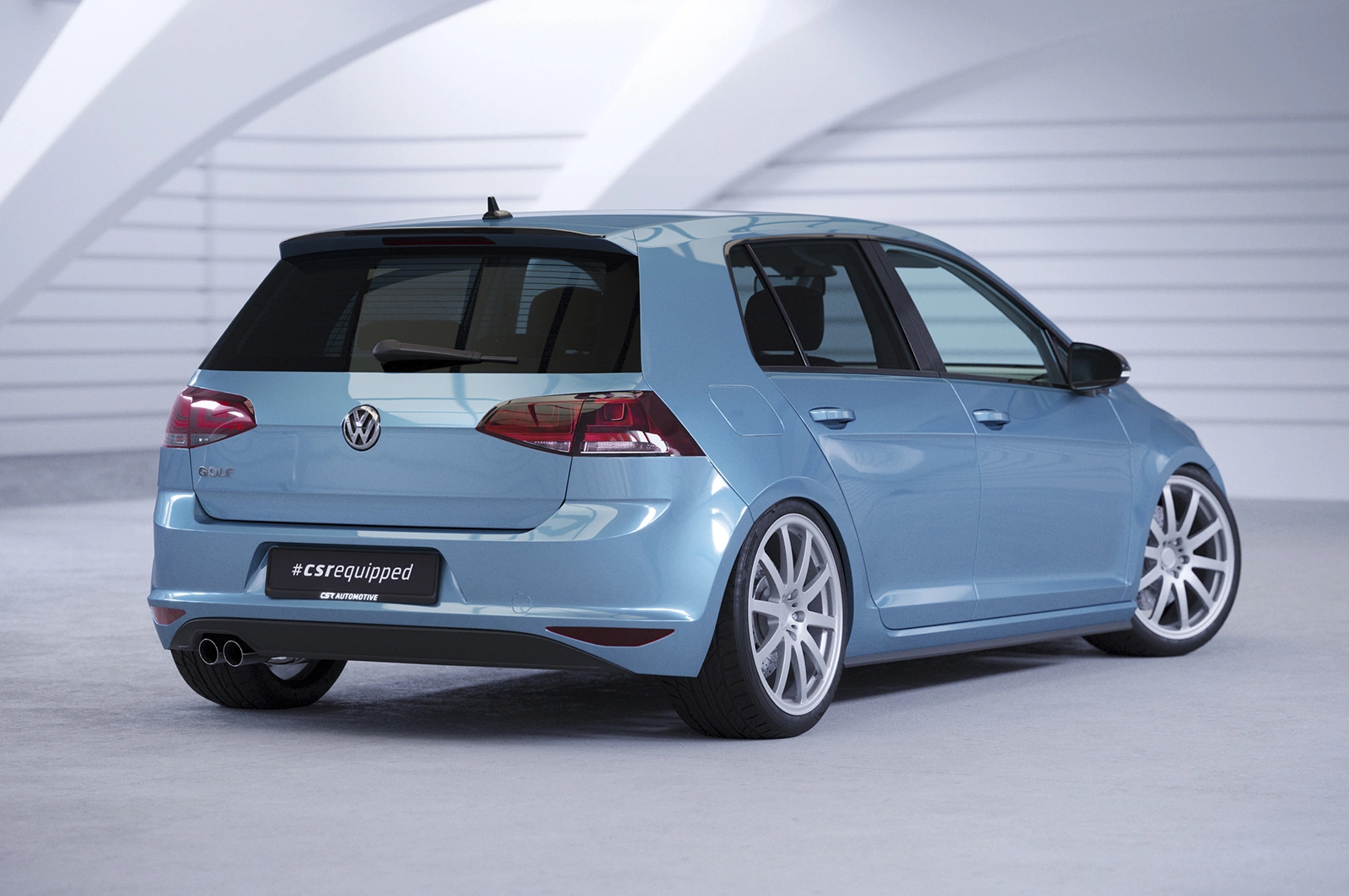 Achterspoiler VW Golf 7 (Typ AU) glans zwart – CSR Automotive