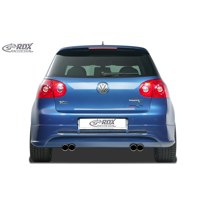 Achterskirt  Volkswagen Golf V GTI/R Hatchback 3/5-deurs 2003-2008 (uitlaat links/rechts) excl. Variant/Plus (ABS)