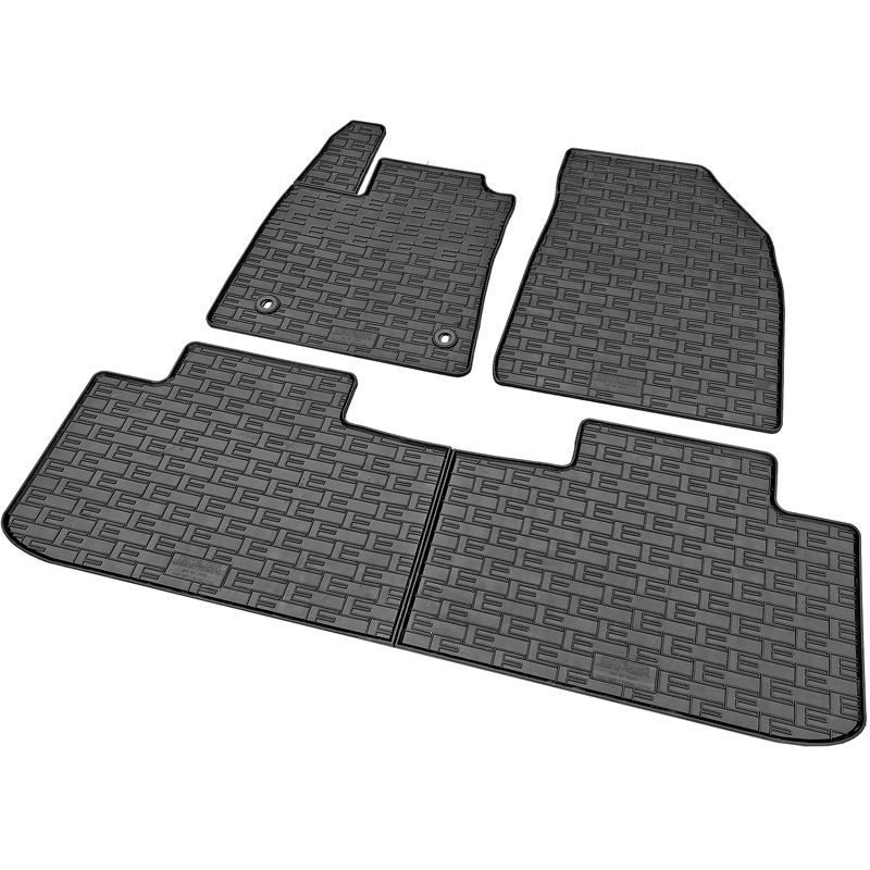 CIKCAR Rubber matten  MG S5 EV 2025- (3-delig + montagesysteem)