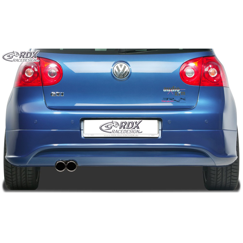 Achterskirt  Volkswagen Golf V R32 Hatchback 3/5-deurs 2003-2008 (uitlaat links) excl. Variant/Plus (ABS)