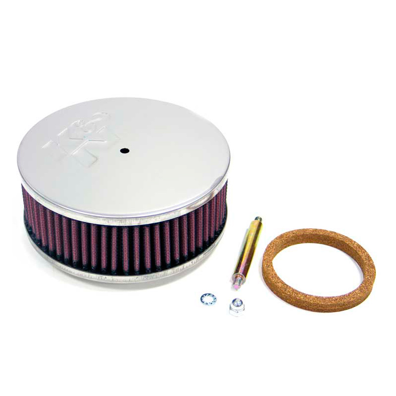 K&N carburateur luchtfilter rond  SU/Hitachi 1.25'', diameter 150 mm, Montagehoogte 54mm (56-9138)
