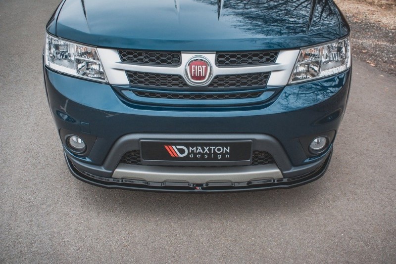Voorspoiler Fiat Freemont Glanzend Zwart