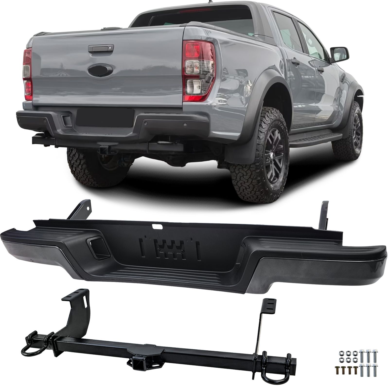 Achterbumper Ford Ranger T6 T7 T8 RT Style Zwart