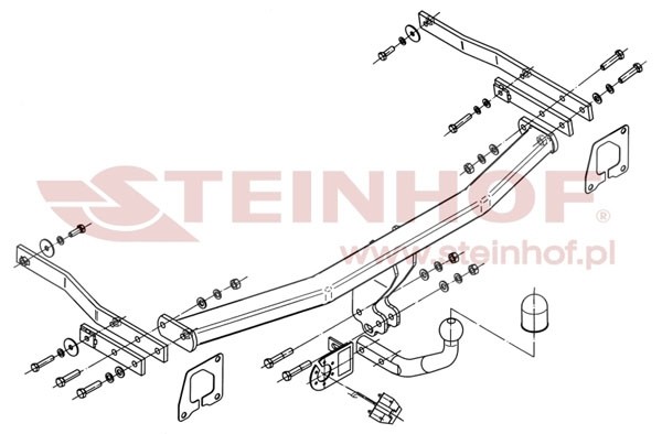Trekhaak Renault Megane II Grand Scenic 04/2004-2009