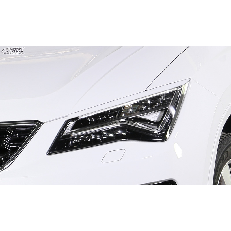 Koplampspoilers  Seat Ateca & Cupra Ateca 2016-2021 (ABS)