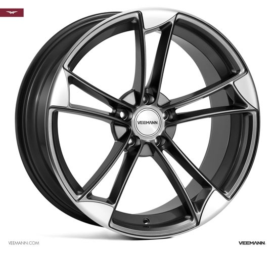 Veemann VM1 19X9 5X112 ET35 SAPPHIRE-GREY-MACHINED-POLISHED Velg