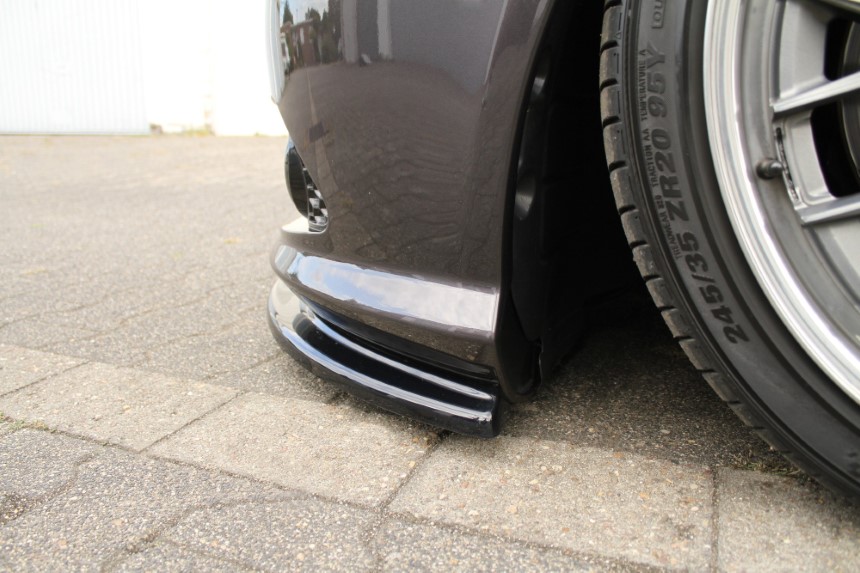Voorspoiler Mercedes CL 500 C216 Maxton Design glans zwart