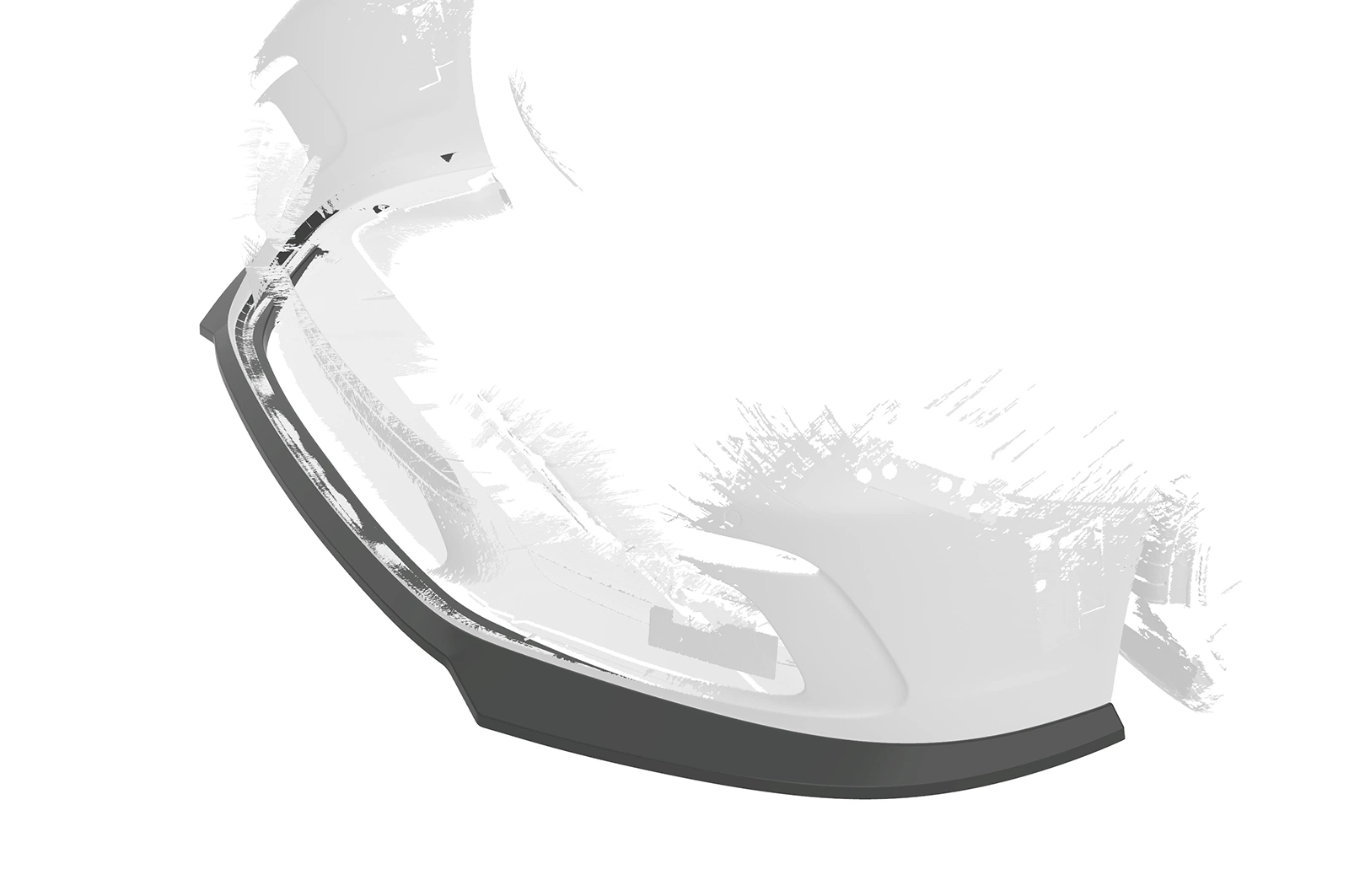 Voorspoiler Porsche 718 Boxster 982 / 718 Cayman 982 Glans Zwart – CSR