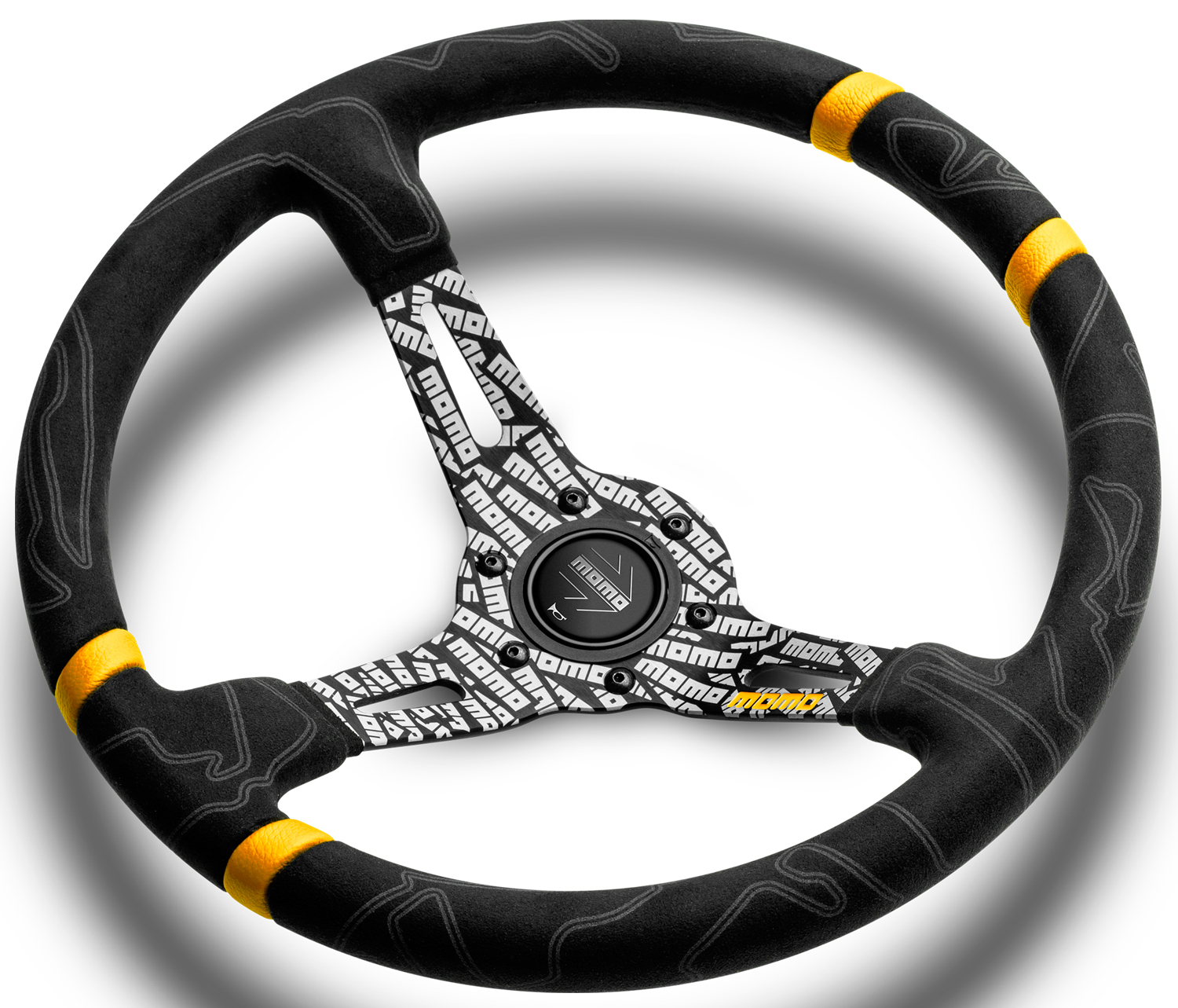 Momo Tuning Ultra 350mm Geel
