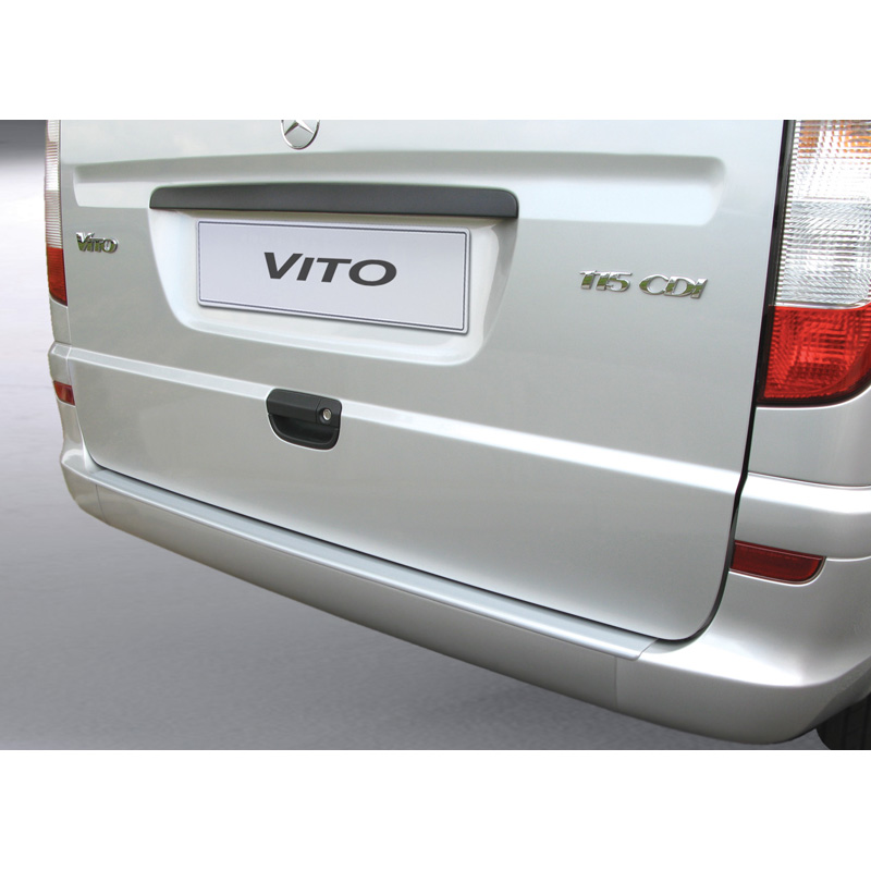ABS Achterbumper beschermlijst  Mercedes Viano/Vito/V-Klasse 2003-2014 Zilver