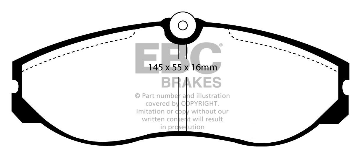 EBC Brakes NISSAN BEDRIJFSWAGEN Terrano Van 3.0 TD 2002-2006 Rem