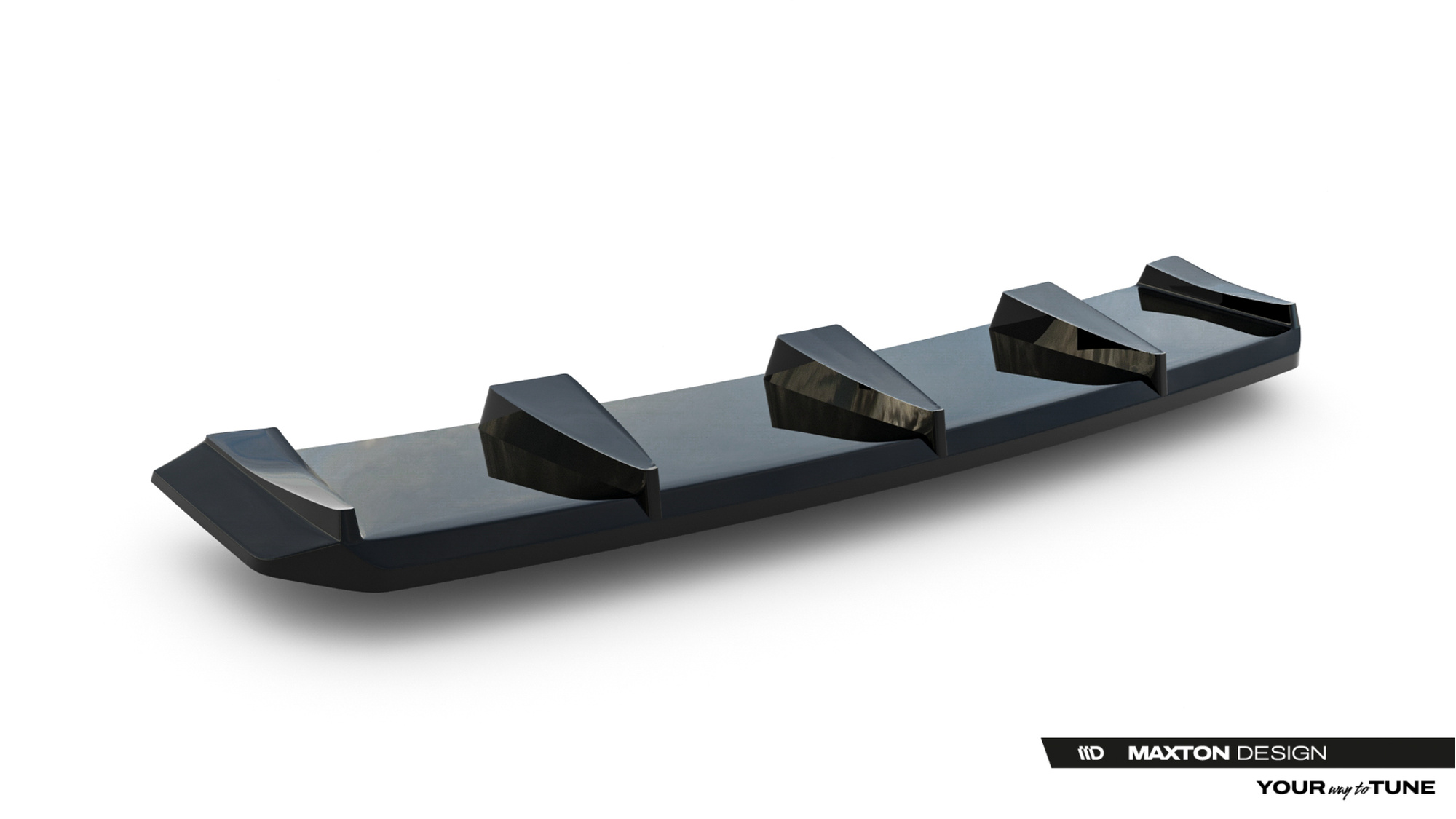 Diffusor Splitter Lexus IS 500 Mk3 Facelift 2 (XE30) Maxton Glans Zwart
