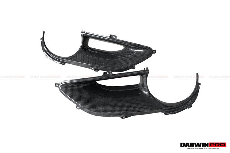 Ferrari 488 GTB/Spyder Dry Carbon Fiber Rear Light Covers 2015-2019