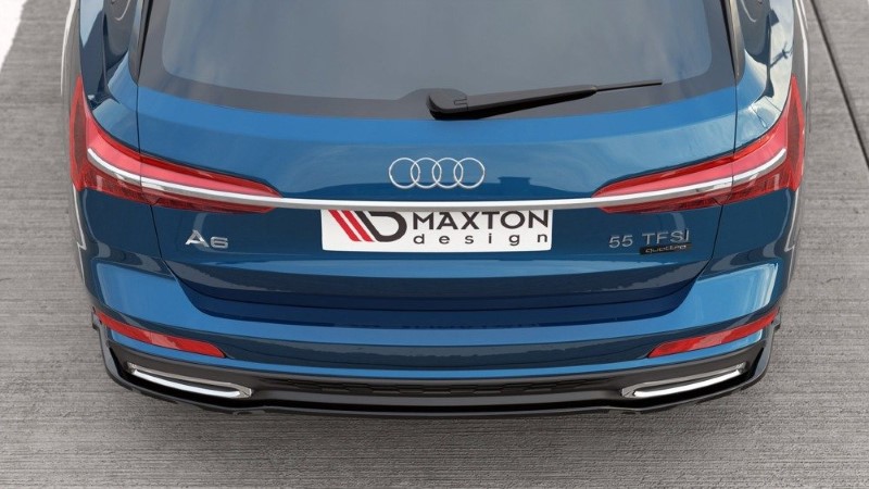 Diffuser V.1 Audi A6 S-Line Avant C8 Maxton Glans Zwart
