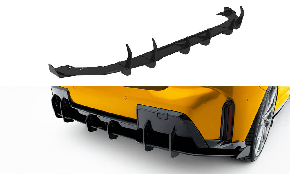 Street Pro Achter Diffuser + Flaps BMW 1 M-Pack F70 Maxton
