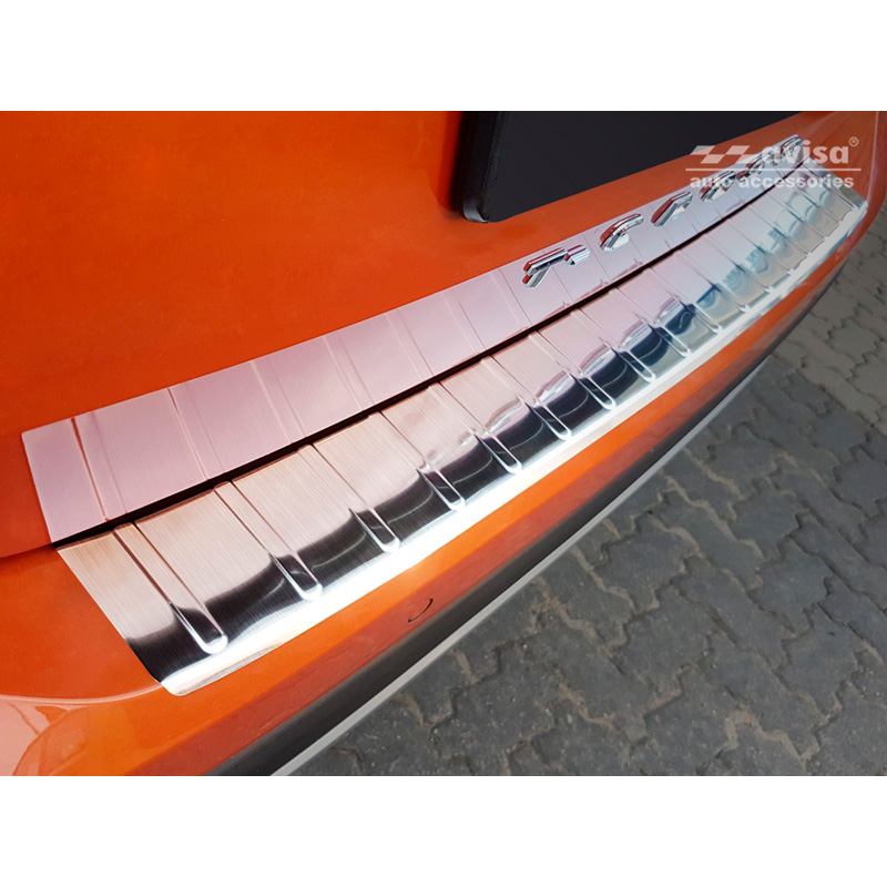 RVS Achterbumperprotector  Volkswagen T-Cross 2019-2024 & FL 2024- 'Ribs'