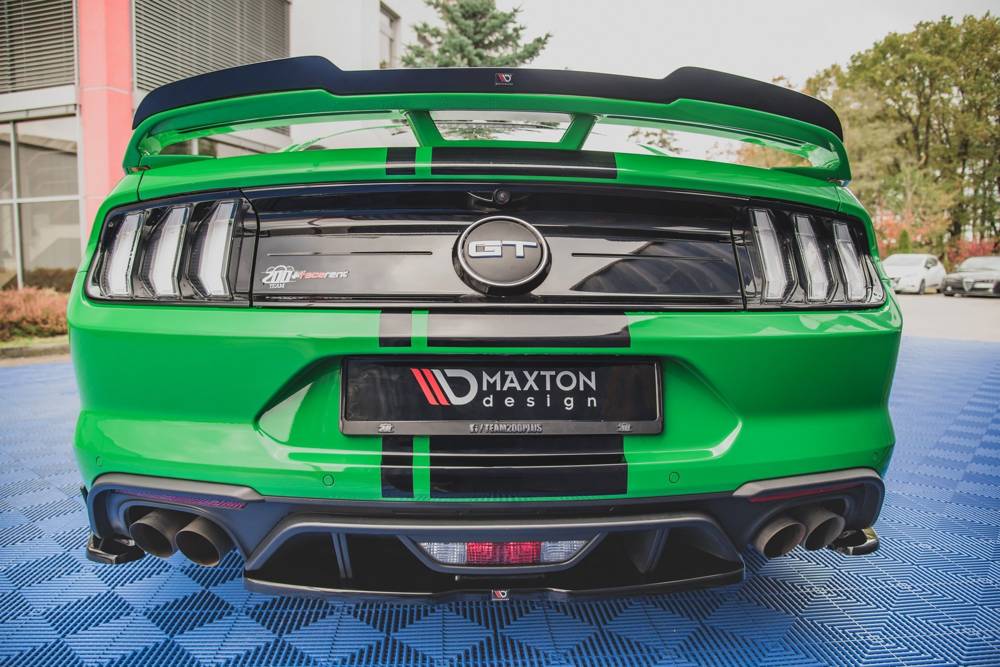 Diffuser Ford Mustang GT MK5 FL Maxton Glans Zwart