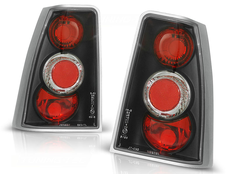 Luces traseras Opel Kadett E negro