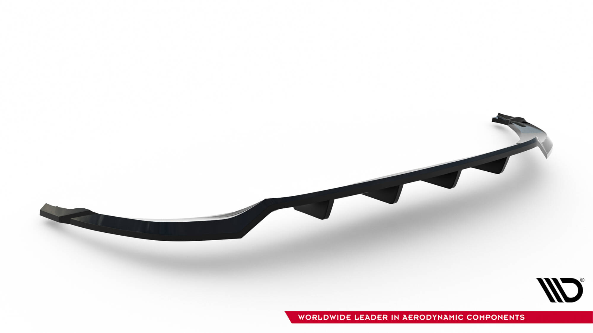 Achter Diffuser Audi Q8 Mk1 Maxton Glanzend zwart