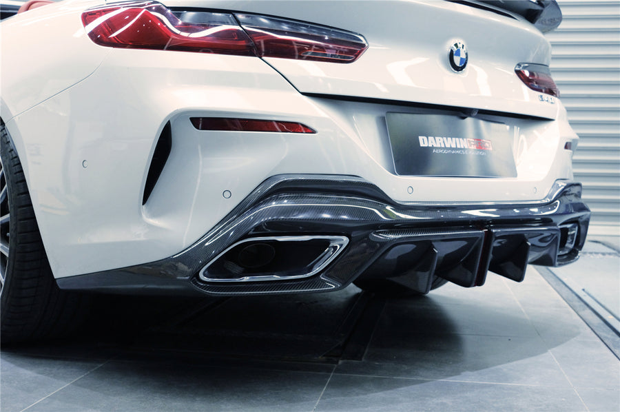 BMW 8 Series IMP Style Carbon Fiber Diffuser 2018-2022