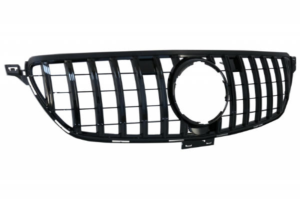 Grill Mercedes GLE Coupe C292 (15-18) GLE W166 SUV (15-18) GT-R Panamericana Design Glans Zwart
