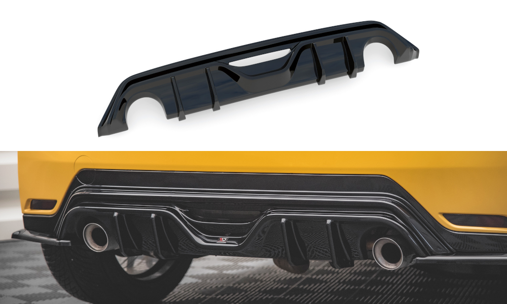 Diffuser Toyota GR Yaris MK4 Maxton Glans Zwart