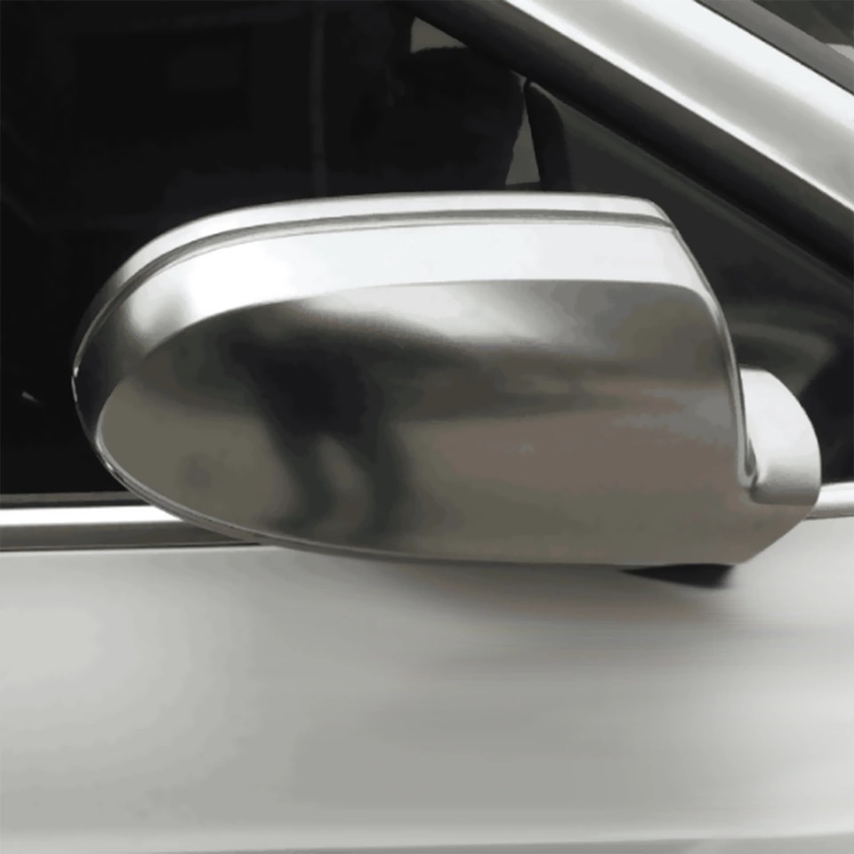 Spiegelkappen Aluminium Audi A5 07-09..