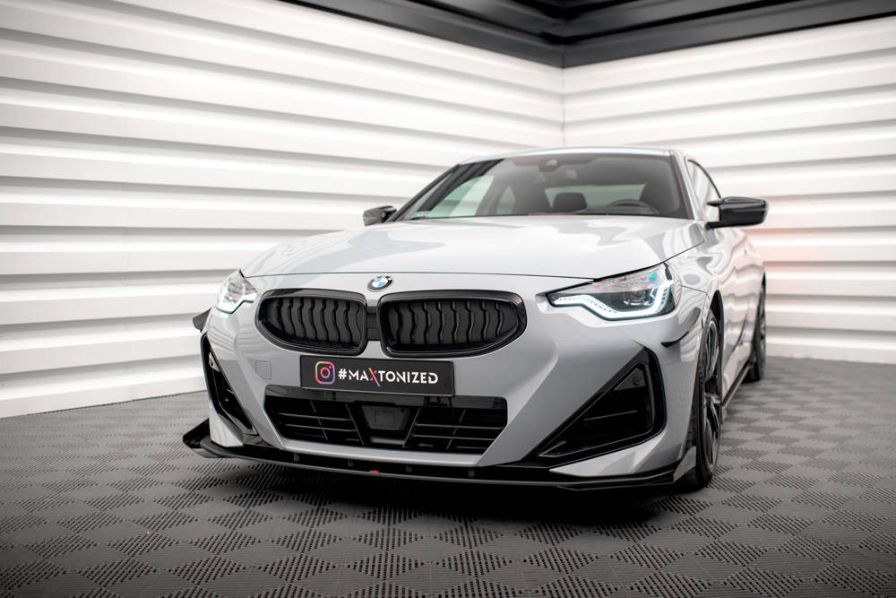 Voorspoiler met Canards Street Pro BMW 2 Serie G42 Coupe M Pakket & M240i Maxton
