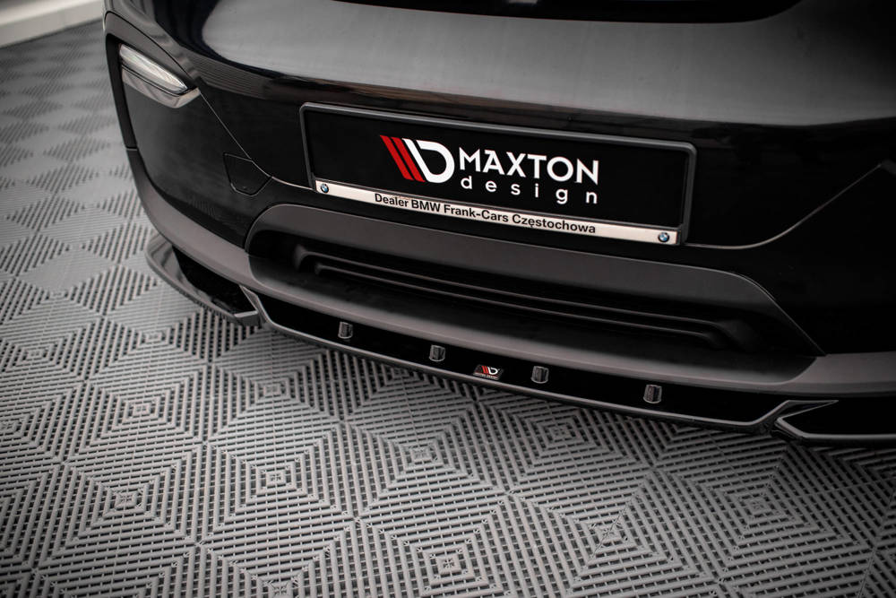 Voorspoiler V.2 BMW i3 MK1 FL Maxton Glans Zwart