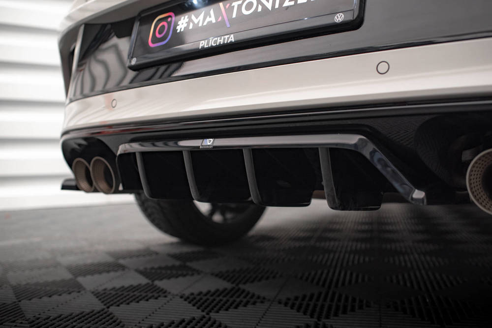 Diffuser Volkswagen T-Roc R FL Maxton Glans Zwart
